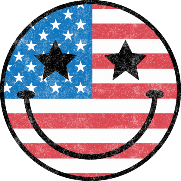 Retro American Smiley