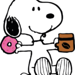 Snoopy with Donut
