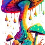 colorful mushroom