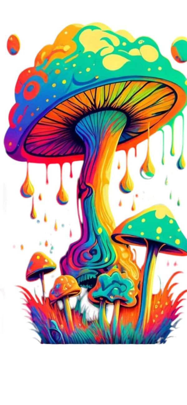 colorful mushroom