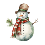 cute sublimation snowman-1