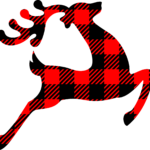 buffalo plaid reindeer